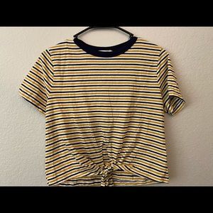 multicolored crop top